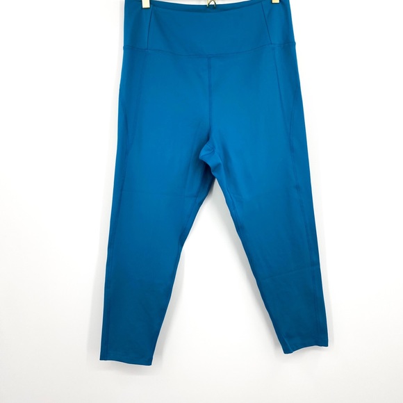 girlfriend collective Pants - NWOT Girlfriend Collective Blue Crop Leggings XXL